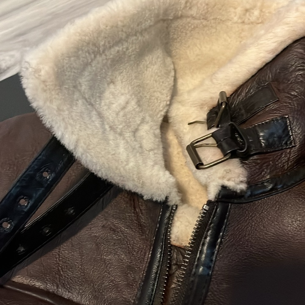 Custom Shearling/Leather Jacket - image 2